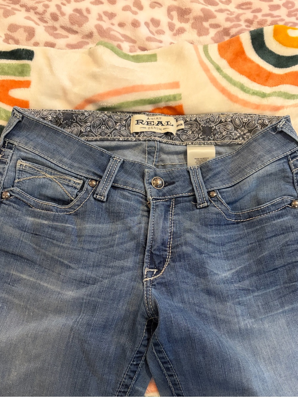 Ariat Women's Boot Cut Light Blue Jeans